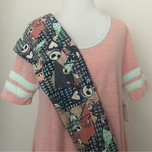 NWT Lularoe OUTFIT OS Leggings & XS Perfect T pink mint NBC Disney Jack NEW LLR